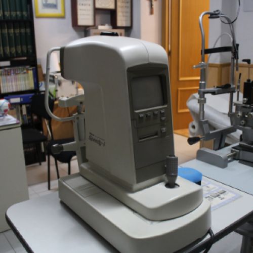 Equipo de graduación para la vista